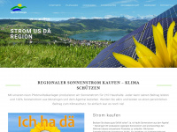 aegerital-energie.ch Webseite Vorschau