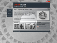 urban-invest.de Webseite Vorschau