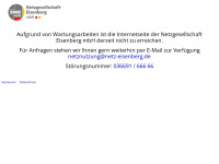 netz-eisenberg.de Webseite Vorschau