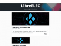 libreelec.tv Webseite Vorschau