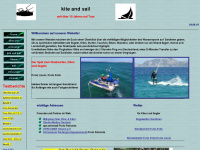 kiteandsail.com Webseite Vorschau