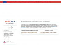 sporthaus-schmidt.de Webseite Vorschau