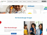 ravensburger-gruppe.de Webseite Vorschau