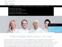 zahnspange-invisalign.ch Webseite Vorschau