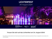 schloss-benrath-lichterfest.de Webseite Vorschau