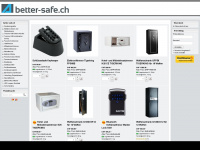 better-safe.ch Webseite Vorschau