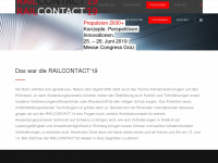 railcontact.at Webseite Vorschau