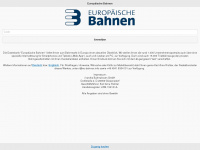 eu-bahnen.info Webseite Vorschau
