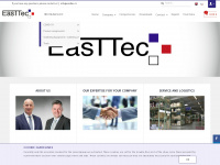 easttec.cz Webseite Vorschau