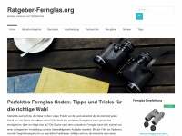 ratgeber-fernglas.org Webseite Vorschau