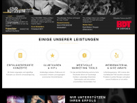 club-konzepte.de Webseite Vorschau