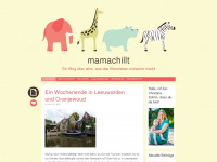 mamachillt.com Webseite Vorschau