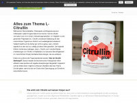 l-citrullin.de Webseite Vorschau
