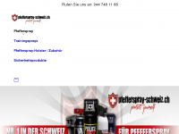 pfefferspray-schweiz.ch Webseite Vorschau