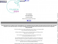 pax-terra-musica.de Webseite Vorschau
