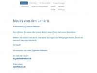 lehari.eu Webseite Vorschau