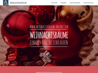 weihnachtsbaum-online.com Webseite Vorschau
