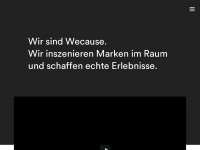 wecause.de Webseite Vorschau