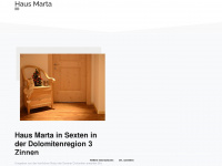 haus-marta.com Webseite Vorschau