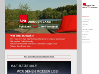 spd-duingerland.de Webseite Vorschau