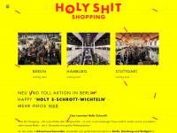 holyshitshopping.de Webseite Vorschau