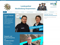 polizei.mvnet.de Webseite Vorschau