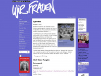 wirfrauen.de Webseite Vorschau
