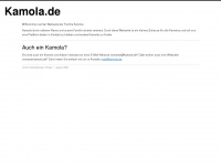 kamola.de Webseite Vorschau