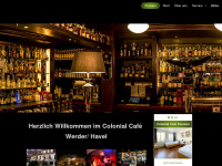 colonial-cafe.de Webseite Vorschau