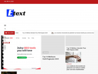 e-text.org Webseite Vorschau