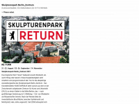 skulpturenpark.org Webseite Vorschau