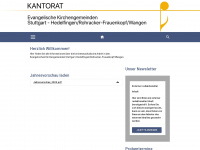 kantorat.de Webseite Vorschau