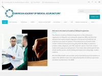 medicalacupuncture.org Webseite Vorschau
