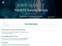 amp-light.de Webseite Vorschau