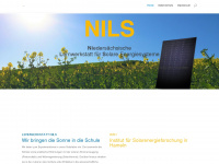 nils-isfh.de Webseite Vorschau