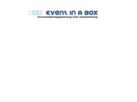 event-in-a-box.de Webseite Vorschau