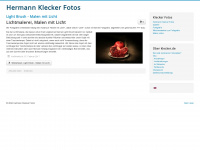 klecker.de Webseite Vorschau