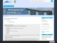 vip-kongresse.com Webseite Vorschau
