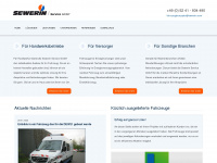 sewerin-fahrzeugausbau.de Webseite Vorschau
