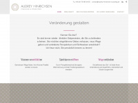 audrey-hinrichsen-coaching.de Webseite Vorschau