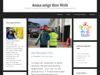 anna-zeigt-ihre-welt.de Webseite Vorschau