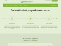 prepaid-servers.com Webseite Vorschau