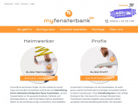 myfensterbank.de Webseite Vorschau