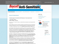boycottantisemitismvienna.blogspot.com Webseite Vorschau
