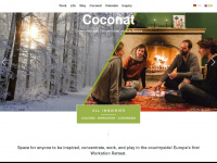 coconat-space.com Webseite Vorschau