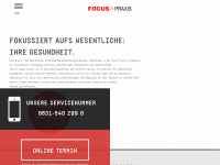 focus-praxis.de Webseite Vorschau
