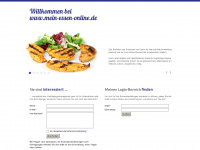 mein-essen-online.de Webseite Vorschau