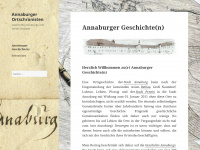 annaburger-chronisten.de Webseite Vorschau