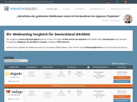 webhostingvergleich.eu Webseite Vorschau