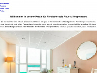physio-plaue-koppelmann.de Webseite Vorschau